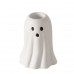 Порцеланов свещник 8см Ghostie бял